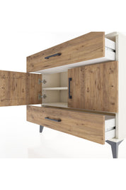 Arges Şifonyer 2 Raflı 2 Çekmeceli 2 Kapaklı 88x30x80 Aytaşı-Çam