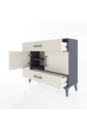 Arges Şifonyer 2 Raflı 2 Çekmeceli 2 Kapaklı 88x30x80 - S03M036V4A