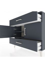 Arges Şifonyer 2 Raflı 2 Çekmeceli 2 Kapaklı 88x30x80 - S03M036V5A