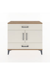 Arges Şifonyer 2 Raflı 2 Çekmeceli 2 Kapaklı 88x30x80