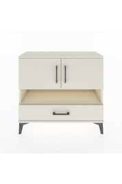 Arges Şifonyer 3 Raflı Tek Çekmeceli 2 Kapaklı 88x30x80 Aytaşı-Aytaşı