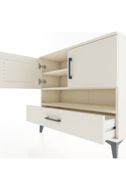 Arges Şifonyer 3 Raflı Tek Çekmeceli 2 Kapaklı 88x30x80 Aytaşı-Aytaşı