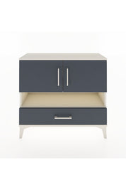 Arges Şifonyer 3 Raflı Tek Çekmeceli 2 Kapaklı 88x30x80 Aytaşı-Antrasit