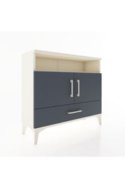 Arges Şifonyer 3 Raflı Tek Çekmeceli 2 Kapaklı 88x30x80 - S03M038V2A