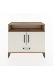 Arges Şifonyer 3 Raflı Tek Çekmeceli 2 Kapaklı 88x30x80 Çam-Aytaşı