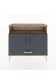 Arges Şifonyer 3 Raflı Tek Çekmeceli 2 Kapaklı 88x30x80 - S03M038V8A