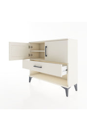 Arges Şifonyer 2 Raflı Tek Çekmeceli 2 Kapaklı 88x30x80 Aytaşı-Aytaşı