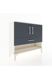 Arges Şifonyer 2 Raflı Tek Çekmeceli 2 Kapaklı 88x30x80 Aytaşı-Antrasit