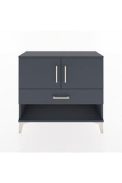 Arges Şifonyer 2 Raflı Tek Çekmeceli 2 Kapaklı 88x30x80 Antrasit-Antrasit