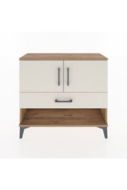 Arges Şifonyer 2 Raflı Tek Çekmeceli 2 Kapaklı 88x30x80 Çam-Aytaşı