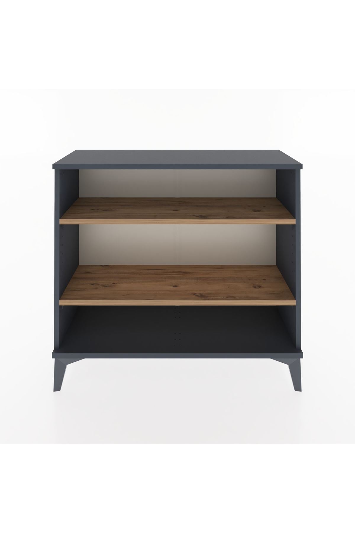 Arges Şifonyer 2 Raflı 88x30x80 Antrasit-Çam