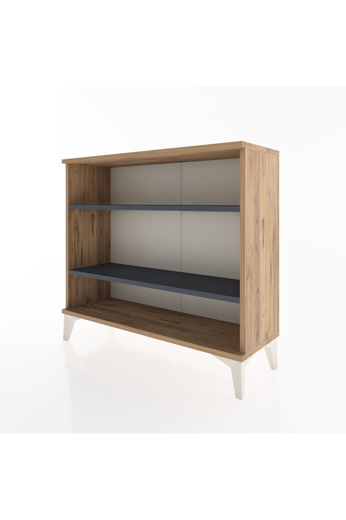 Arges Şifonyer 2 Raflı 88x30x80 Çam-Antrasit