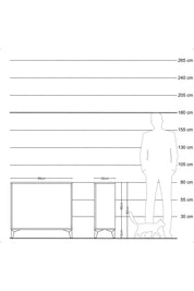 Arges Şifonyer 88x30x80 Antrasit-Antrasit
