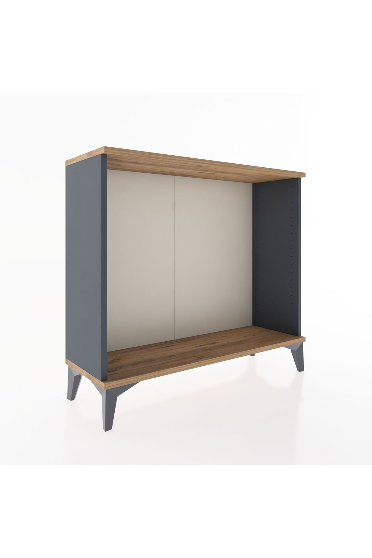 Arges Şifonyer 88x30x80 Antrasit-Çam