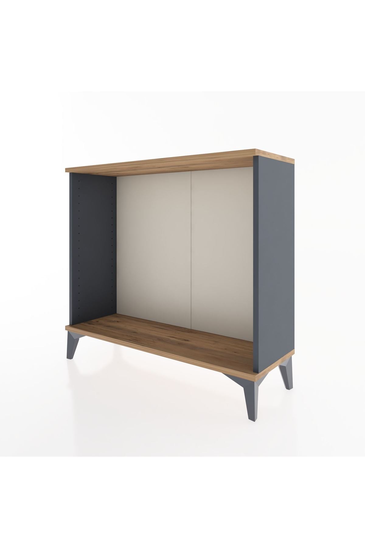 Arges Şifonyer 88x30x80 Antrasit-Çam