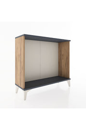 Arges Şifonyer 88x30x80 Çam-Antrasit