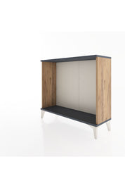 Arges Şifonyer 88x30x80 Çam-Antrasit