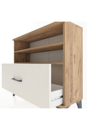 Arges Şifonyer 2 Raflı Tek Çekmeceli 88x30x80 Çam-Aytaşı