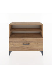 Arges Şifonyer 2 Raflı Tek Çekmeceli 88x30x80 Çam-Çam