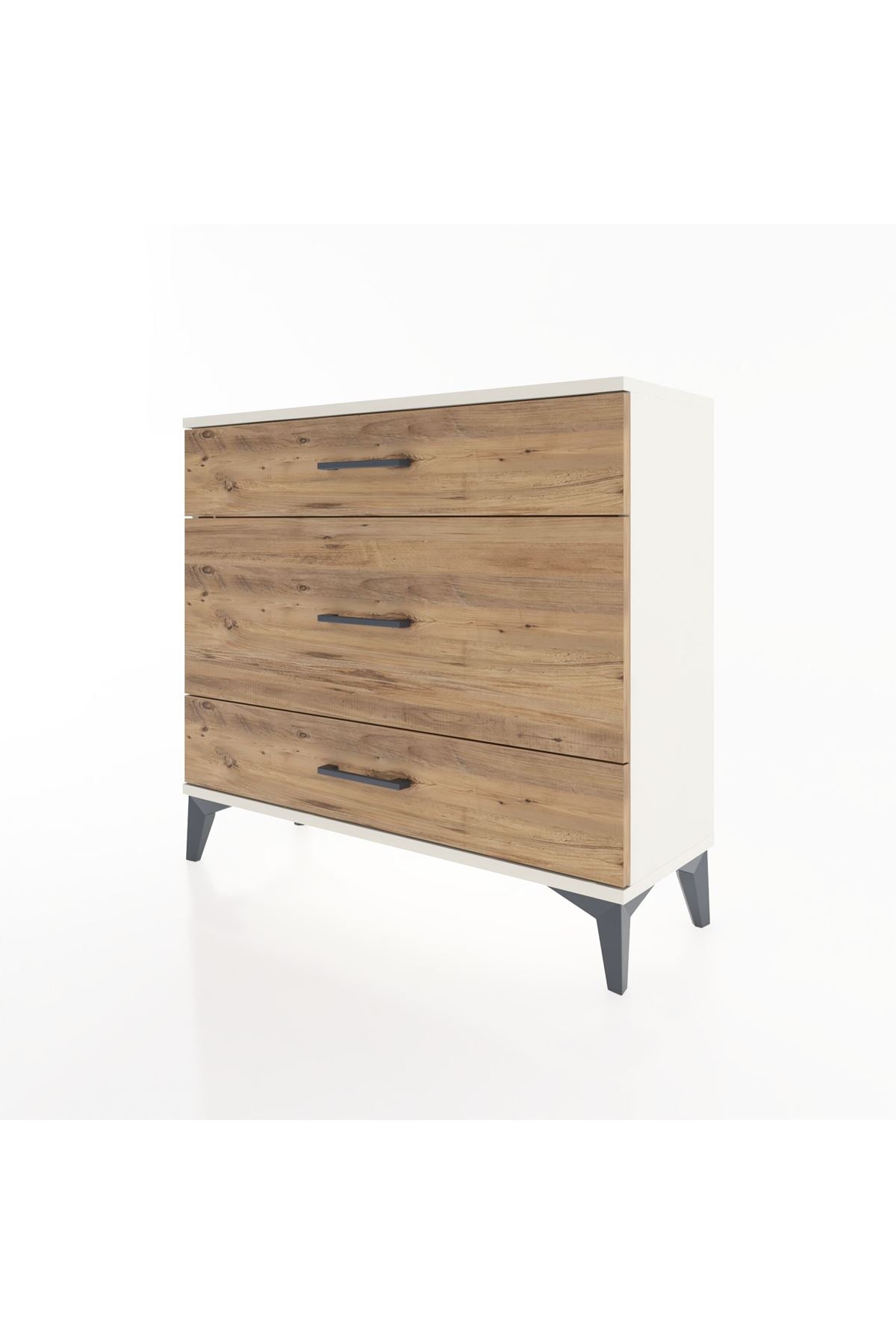 Arges Şifonyer 3 Çekmeceli 88x30x80 Aytaşı-Çam