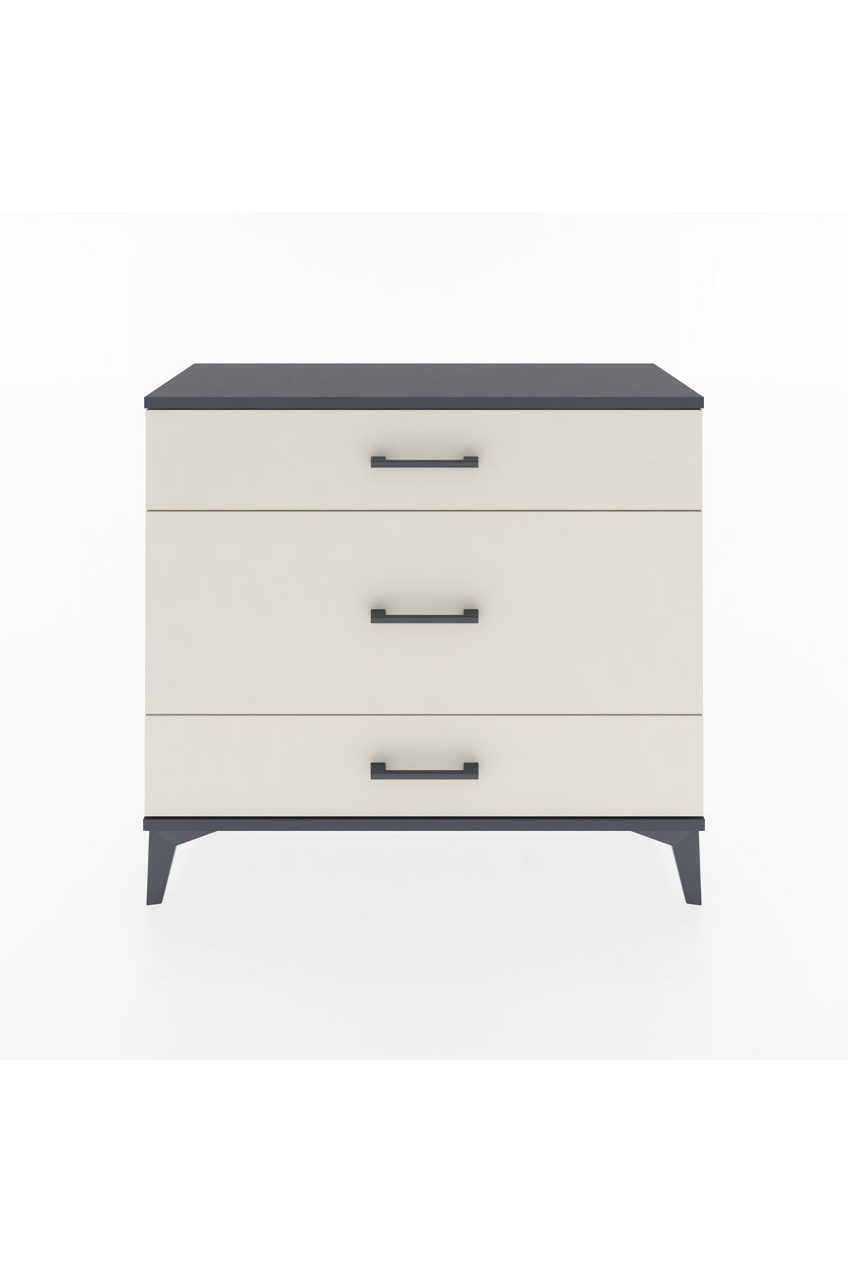 Arges Şifonyer 3 Çekmeceli 88x30x80 Antrasit-Aytaşı