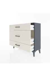 Arges Şifonyer 3 Çekmeceli 88x30x80 Antrasit-Aytaşı