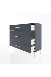 Arges Şifonyer 3 Çekmeceli 88x30x80 Antrasit-Antrasit