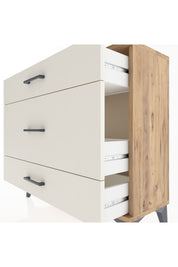 Arges Şifonyer 3 Çekmeceli 88x30x80 Çam-Aytaşı
