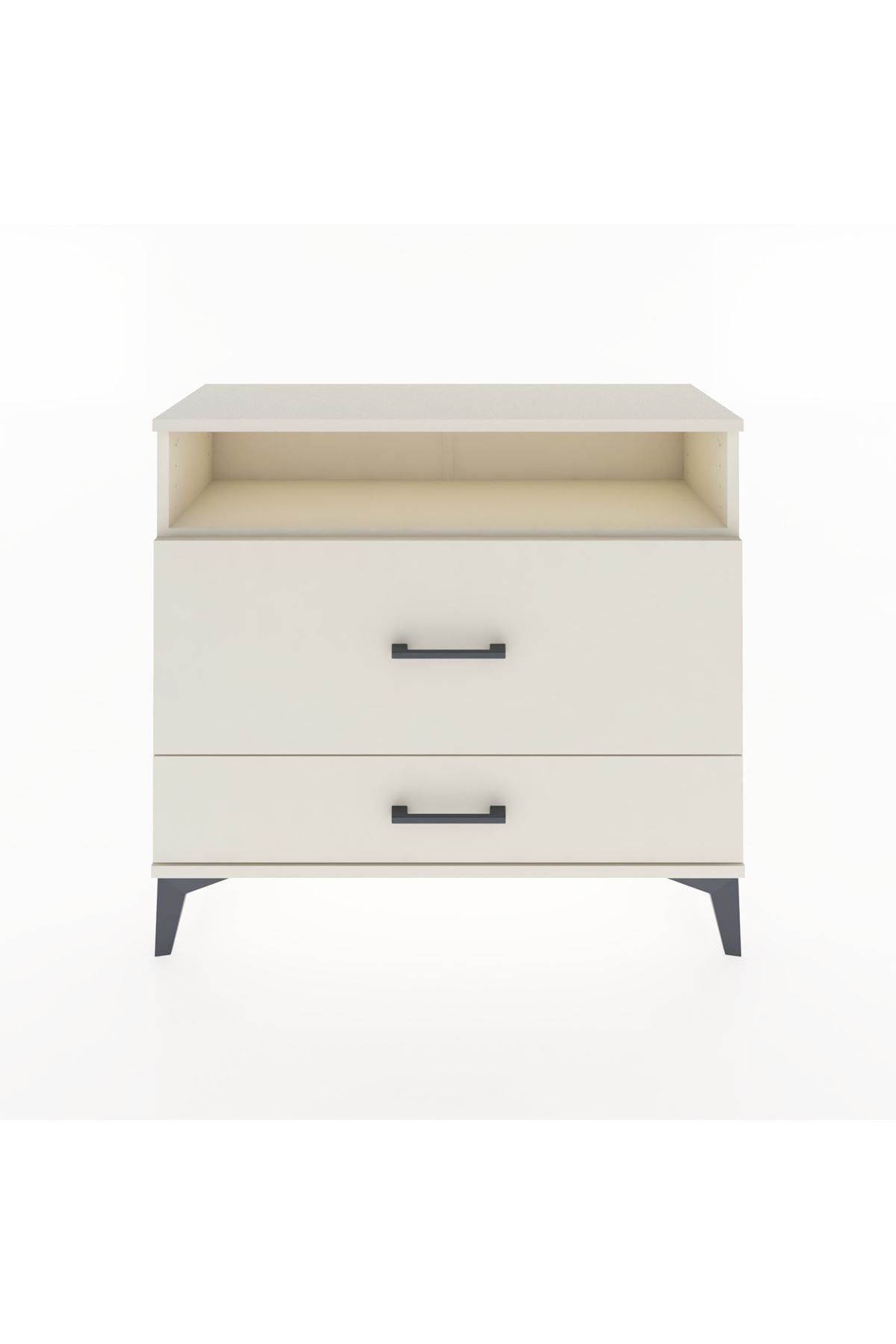 Arges Şifonyer Tek Raflı 2 Çekmeceli 88x30x80 Aytaşı-Aytaşı