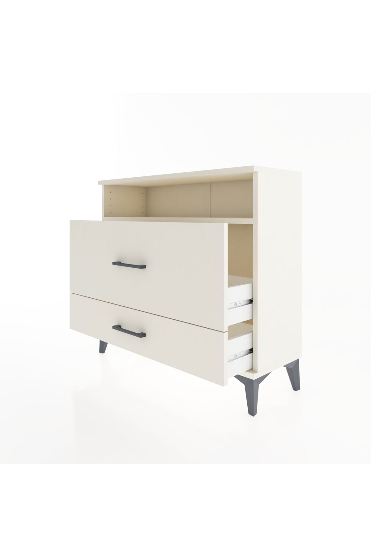 Arges Şifonyer Tek Raflı 2 Çekmeceli 88x30x80 Aytaşı-Aytaşı