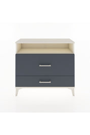 Arges Şifonyer Tek Raflı 2 Çekmeceli 88x30x80 Aytaşı-Antrasit