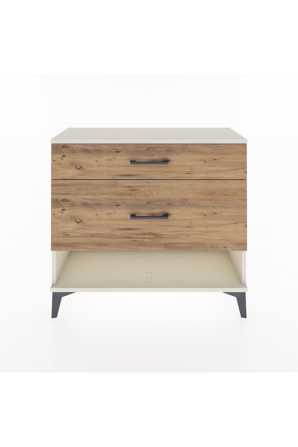 Arges Şifonyer 2 Çekmeceli 88x30x80 Aytaşı-Çam