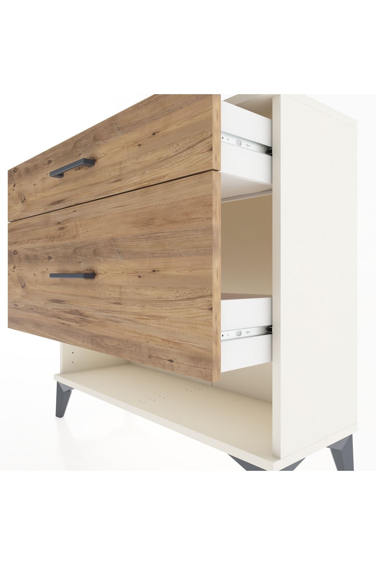 Arges Şifonyer 2 Çekmeceli 88x30x80 Aytaşı-Çam