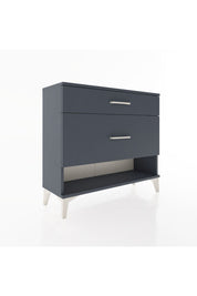 Arges Şifonyer 2 Çekmeceli 88x30x80 Antrasit-Antrasit