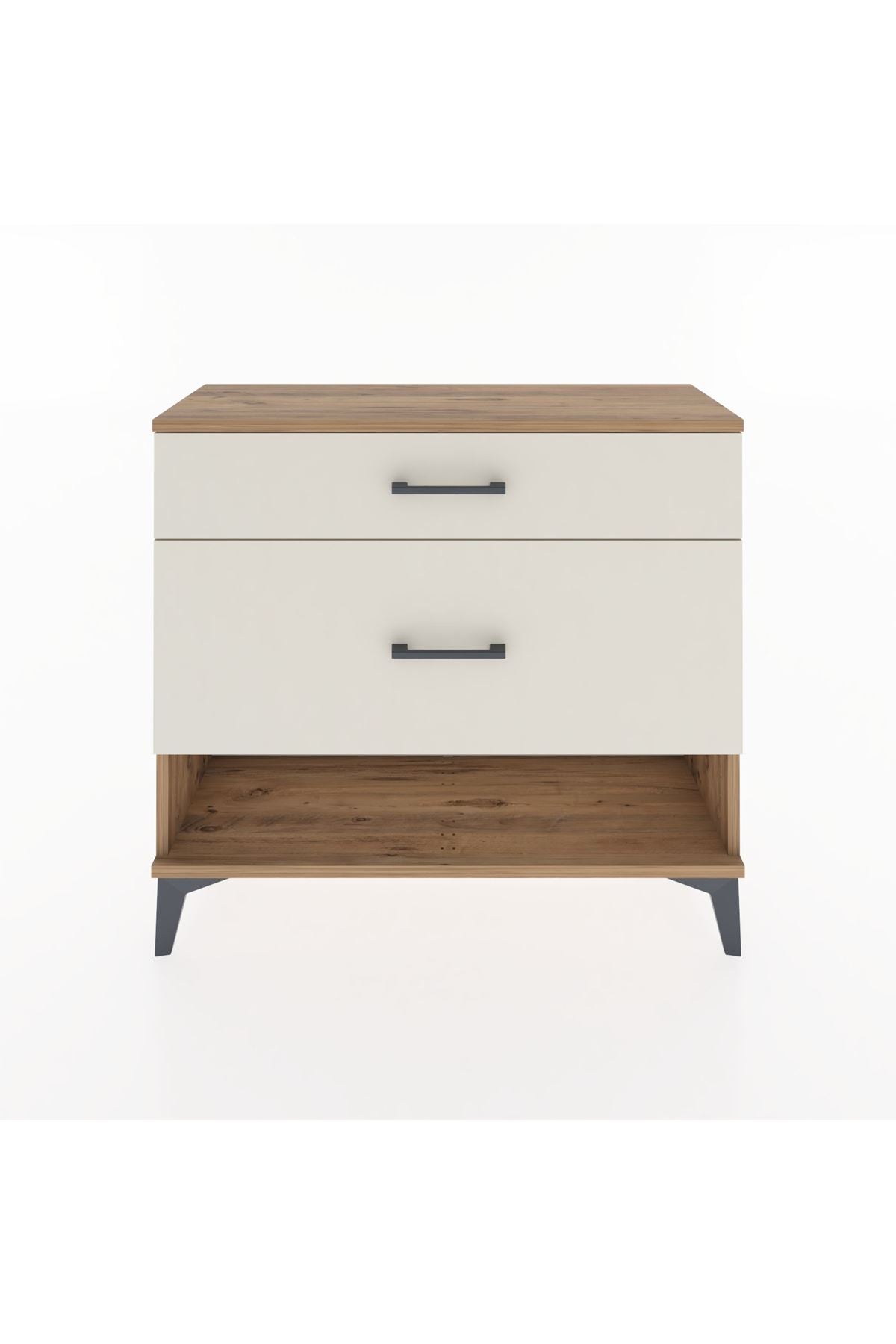 Arges Şifonyer 2 Çekmeceli 88x30x80 Çam-Aytaşı