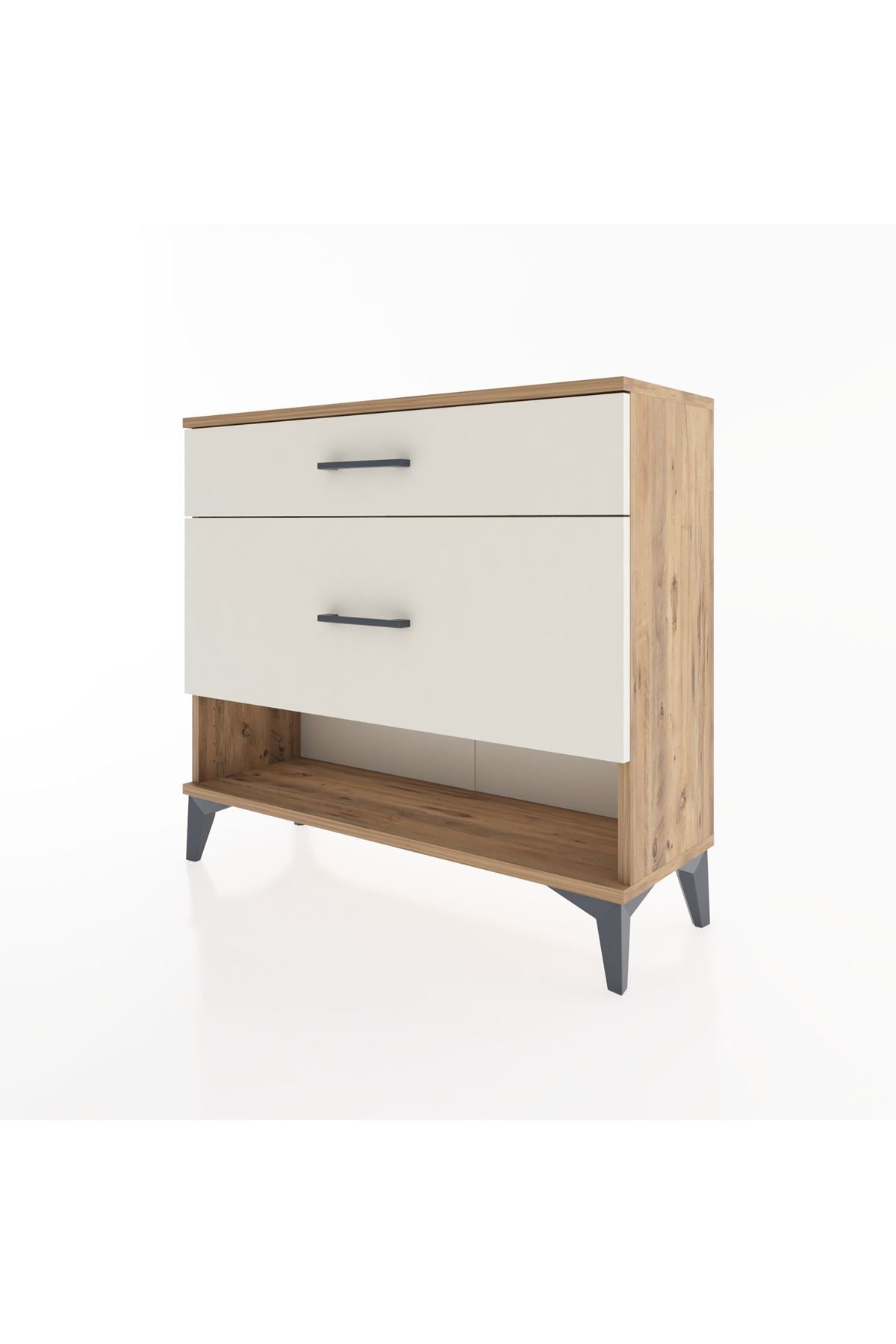 Arges Şifonyer 2 Çekmeceli 88x30x80 Çam-Aytaşı