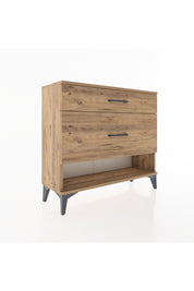 Arges Şifonyer 2 Çekmeceli 88x30x80 Çam-Çam