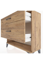 Arges Şifonyer 2 Çekmeceli 88x30x80 Çam-Çam
