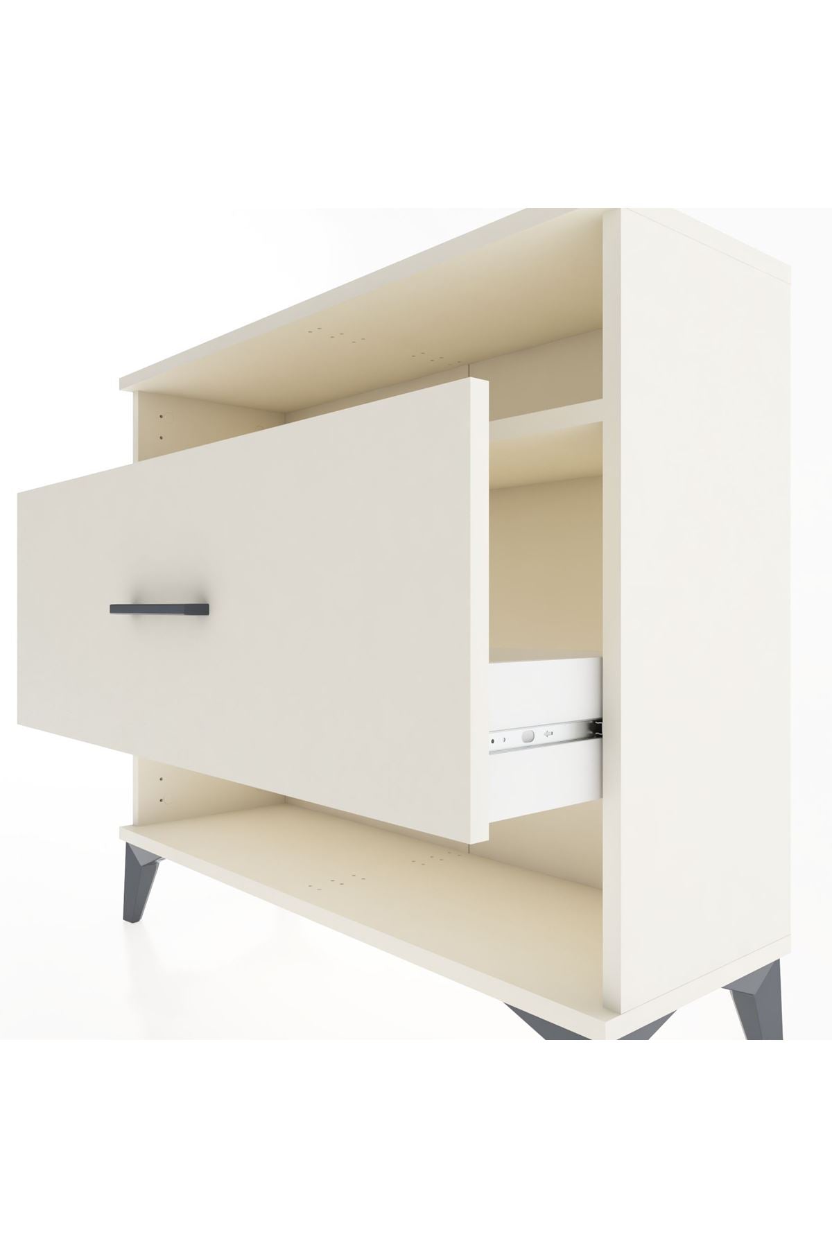 Arges Şifonyer Tek Raflı Tek Çekmeceli 88x30x80 Aytaşı-Aytaşı