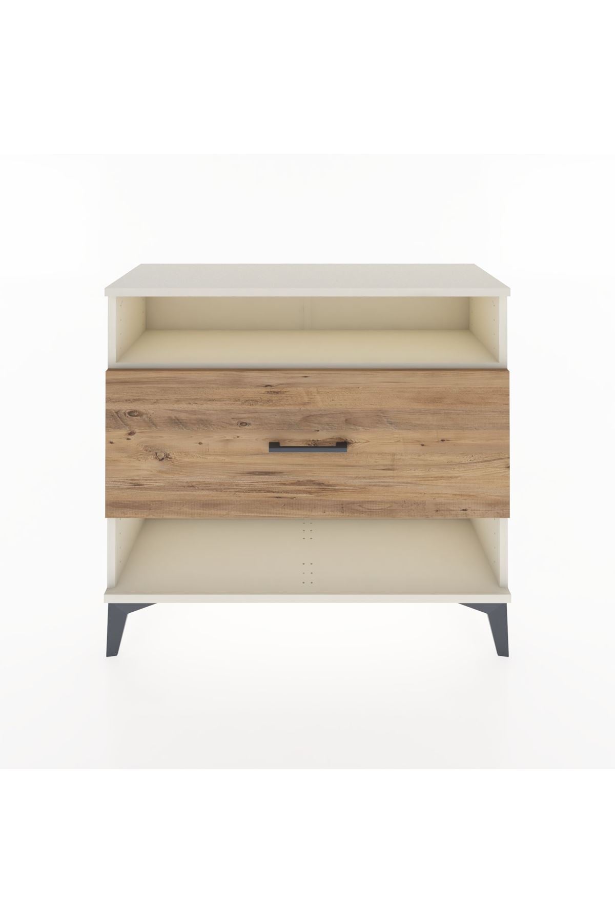 Arges Şifonyer Tek Raflı Tek Çekmeceli 88x30x80 Aytaşı-Çam