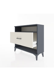 Arges Şifonyer Tek Raflı Tek Çekmeceli 88x30x80 Antrasit-Aytaşı