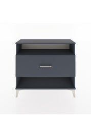 Arges Şifonyer Tek Raflı Tek Çekmeceli 88x30x80 Antrasit-Antrasit