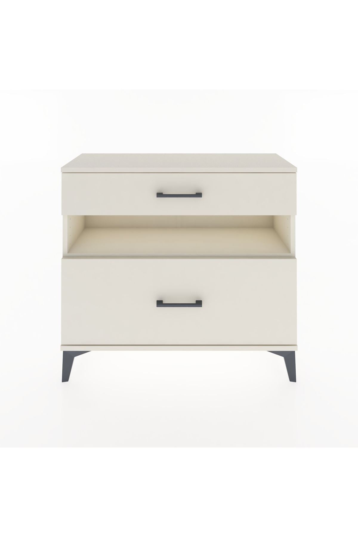 Arges Şifonyer Tek Raflı 2 Çekmeceli 88x30x80 Aytaşı-Aytaşı