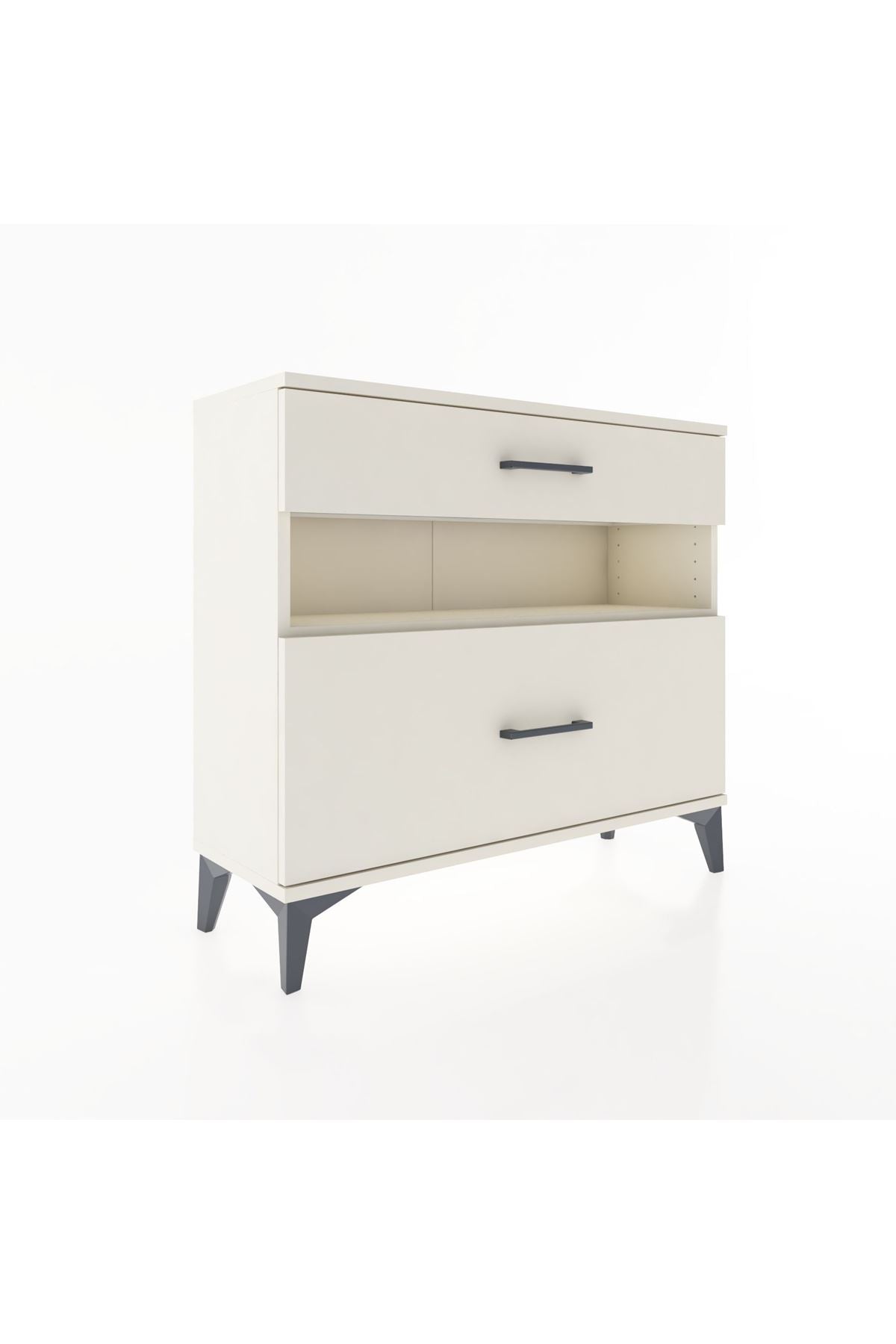 Arges Şifonyer Tek Raflı 2 Çekmeceli 88x30x80 Aytaşı-Aytaşı