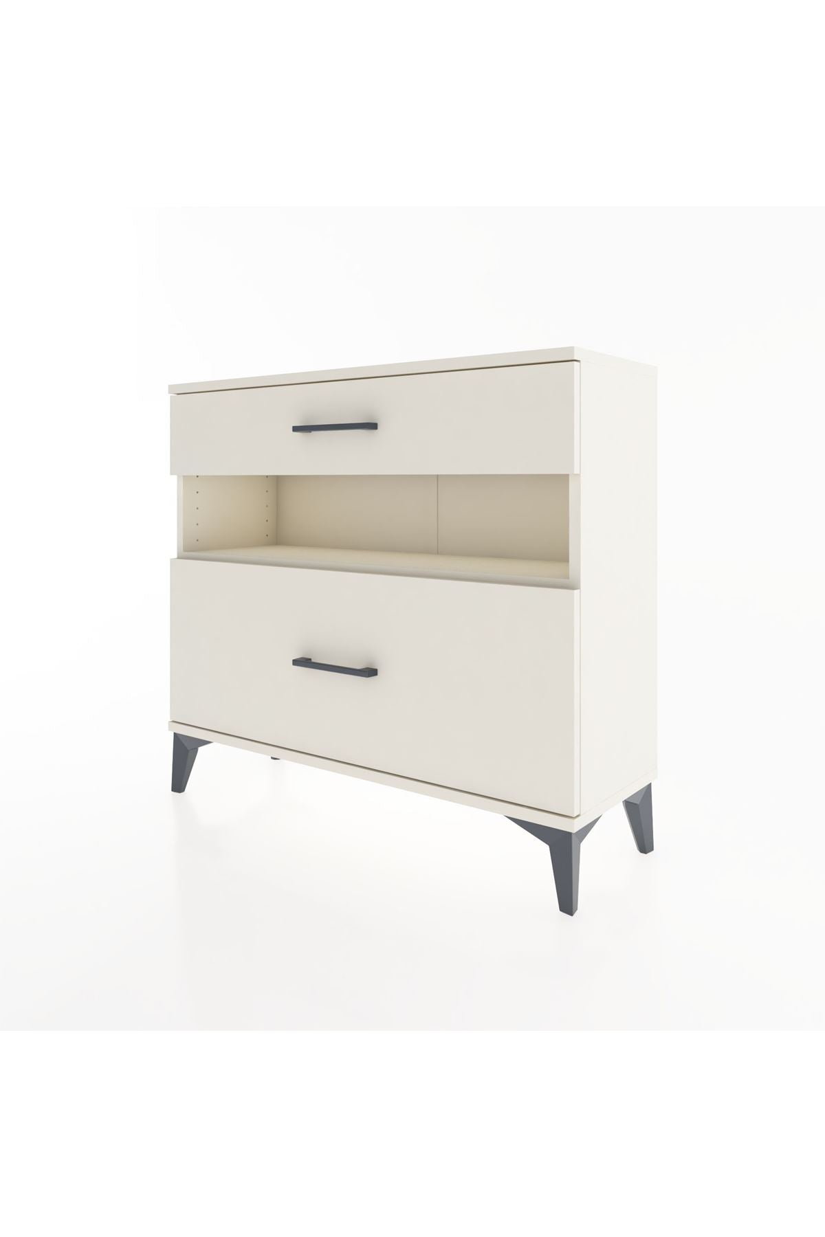 Arges Şifonyer Tek Raflı 2 Çekmeceli 88x30x80 Aytaşı-Aytaşı