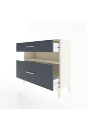 Arges Şifonyer Tek Raflı 2 Çekmeceli 88x30x80 Aytaşı-Antrasit