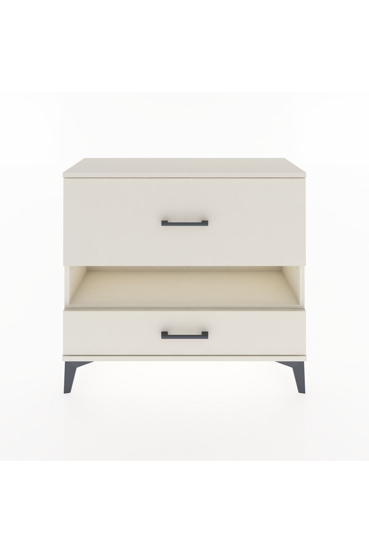 Arges Şifonyer Tek Raflı 2 Çekmeceli 88x30x80 Aytaşı-Aytaşı