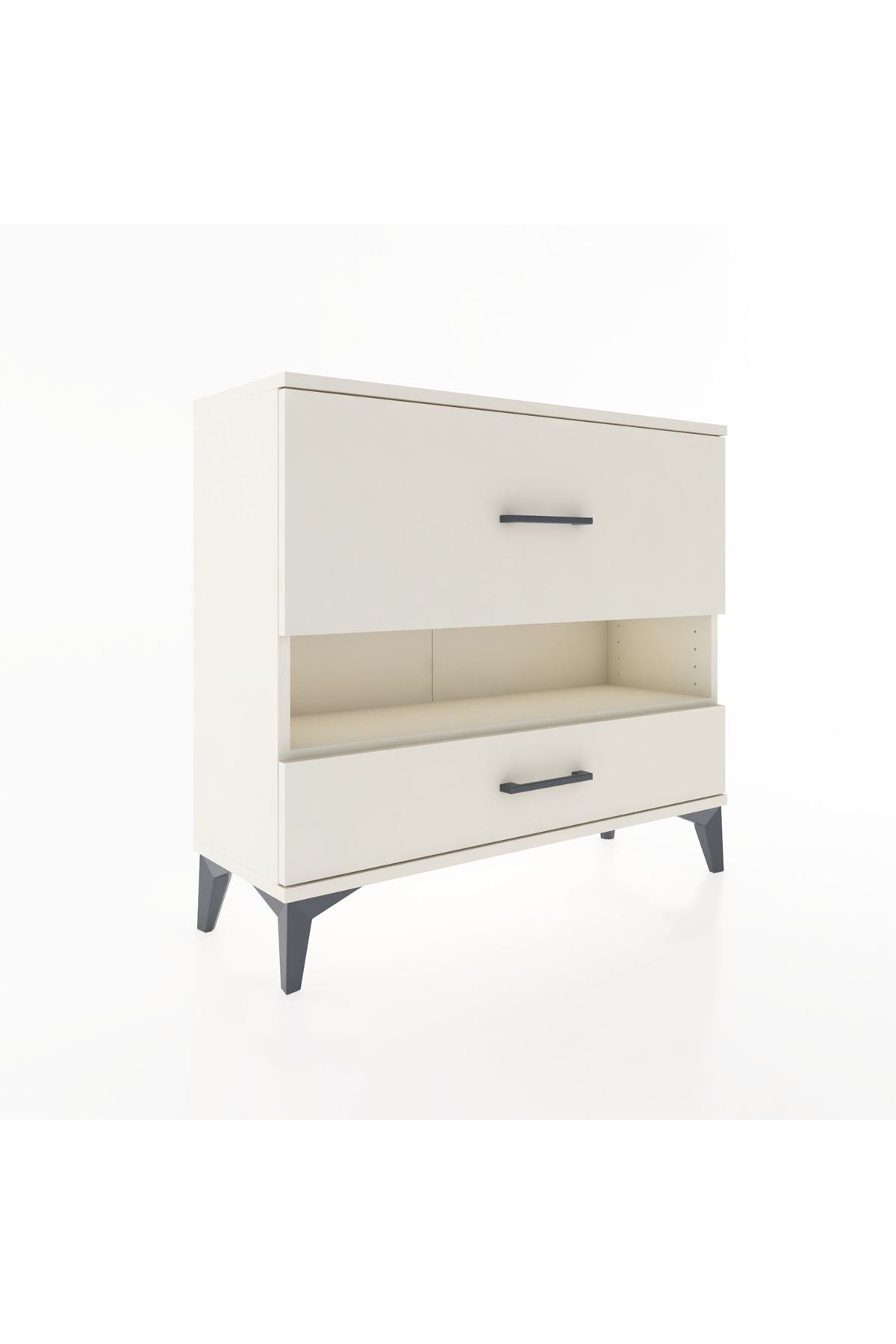 Arges Şifonyer Tek Raflı 2 Çekmeceli 88x30x80 Aytaşı-Aytaşı