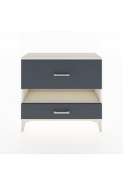 Arges Şifonyer Tek Raflı 2 Çekmeceli 88x30x80 Aytaşı-Antrasit