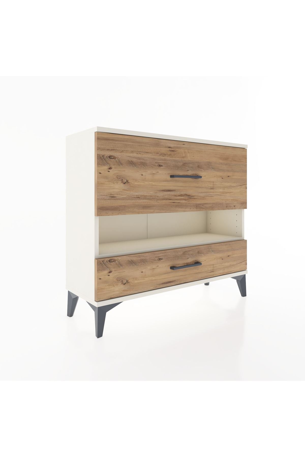 Arges Şifonyer Tek Raflı 2 Çekmeceli 88x30x80 Aytaşı-Çam